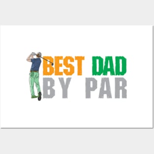 Best Dad Golfer Dad Posters and Art